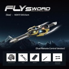 드론 검 장난감 업그레이드된 시계 리모컨 폼 플라잉 소드 쿼드콥터 모델 항공기 크로스보더 비행 4축 장치, 1)Watch control