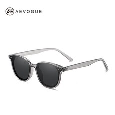 AEVOGUE 새로운 여성 레트로 야외 편광 선글라스 투명 한국어 라운드 패션 운전 태양 안경 Unisex UV400 AE0850