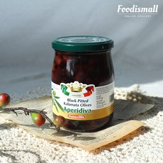 마다마 블랙 피티드 칼라마타 올리브 530g 올리브절임 마다마 올리바