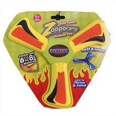 戶外兒童迴旋鏢玩具：柔軟安全迴力鏢，幼兒園運動首選，趣味飛去來器, ST3010-黃色, 1個