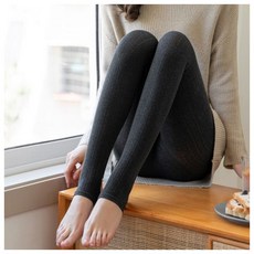 겨울용 편안한착용감 데일리룩 고급스러움 데일리스타킹 (고리형) (블랙)