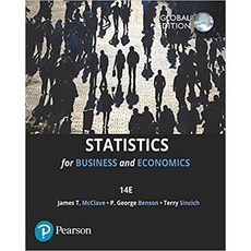 【胖橘子】STATISTICS FOR BUSINESS ECONOMICS 9781292413396 MCCLAVE