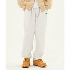 LEE 트위치 로고 스웻 팬츠 라이트 그레이 201381