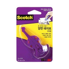 Scotch 쓰리엠 수정테이프형 한손 양면테이프 리필 8.4mm x 8M, 1개