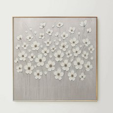 [인메이블] 돈들어오는 다복 꽃 3종 그림 캔버스액자 화이트목련 이사 개업선물 대형, 01.WFL-화이트목련, 12호 [50x50cm]