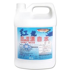 紅龍殺菌高濃度漂白水1加侖共4瓶, 1個, 3785ml