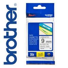 Brother 라벨테이프, TZe221 [9mm 백색/검정글씨], 1개