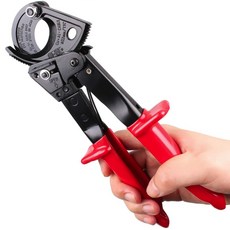 tinduo톱니바퀴식 케이블 가위 케이블 절단기 케이블 절단 가위, 1개