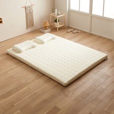 천연 라텍스 토퍼 매트리스 80k 멀티싱글 8cm, 멀티싱글(75 x 200 x 8cm), 겉커버(오가닉아이보리)