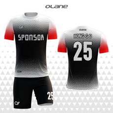 오레인 족구 전사유니폼 JGJS006 블랙