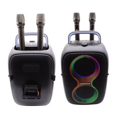 HOPESTAR Partyone Club 650W 戶外無線K歌藍牙音箱, 黑色