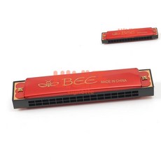 16홀 하모니카 레드 입문용하모니카
