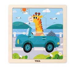 비가(VIGA) 9피스퍼즐 자동차 (V44629), 단품