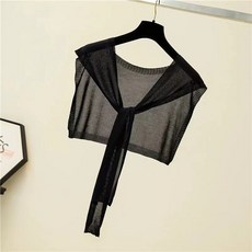 hitiya 데일리 니트 숄 케이프 레이어드 가디건 머플러