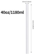 텀블러 뚜껑 전용 빨대 2개, 1세트, 1180세트