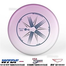 夏之星 嚴選 WFDF翼鯤Yikun專業極限飛盤 175g比賽團隊飛盤 戶外運動飛碟送袋, 米白色潘塔UV變色, 1個