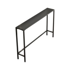 틈새 선반 콘솔 테이블 소파 침대 틈새장 협탁 슬림 100x15x75 블랙, 150x20x75 오프화이트