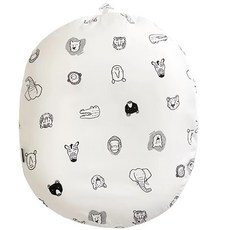 0plus 嬰兒餵奶枕哺乳枕睡床床中床，親膚材質，可愛動物圖案，台灣門市品質保證, 單色