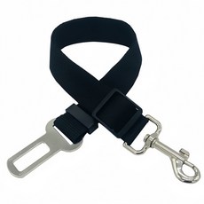 강아지안전벨트 충격방지 강아지 차량용 안전벨트 강아지 여밈 길이 조절 강아지 멜빵, 블랙, 32-62센티미터