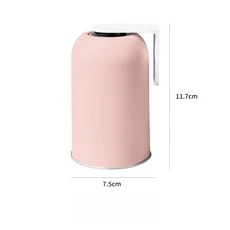 자석식 304 스테인리스 구강청결제 컵 - 무타공 벽걸이 칫솔 홀더 대용량 욕실 정리함, 01 350ml, 04 Pink