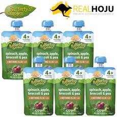 래퍼티스 가든 시금치 사과 브로콜리 완두, 6개