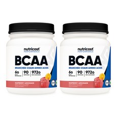 BCAA 파우더 90회분 라즈베리 레모네이드맛 2병, 990g, 2개