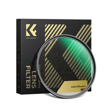 2026 신제품 K&F 골드미스트 필터 소프트 라이트 빈티지 필름 효과 필터 사이즈 선택가능, 1개, 52mm