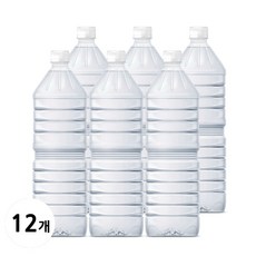 물하나 지리산 생수, 2L, 12개