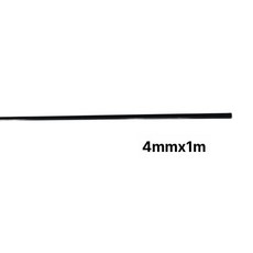 카본폴대 항공기 어닝 장대 고정 탄소섬유 솔리드 로드(길이 1미터), 1m 1개, 1개