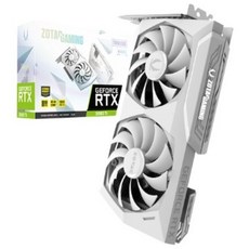 조텍 게이밍 지포스 RTX 3060 Ti TWIN Edge D6X 8GB White ZT-A30620J-10P