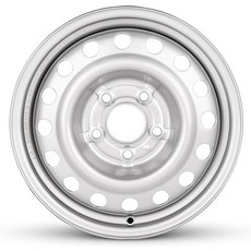2013-2023 닛산 NV200 15인치 페인팅 실버 림 - OE 직접 교체 로드 레디 카 휠, Silver