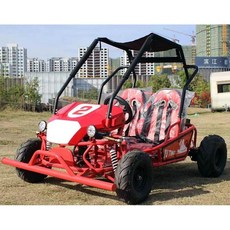 고카트 4륜 고카트 소형전기카 ATV 드리프트 성인 오락자동차 가솔린버전 전기버전 2인용, 60V800W이중전기버전강화프레임모터, 1개