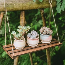 碳化木懸掛花架, 1個