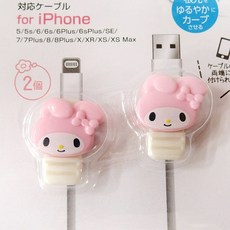 산리오 케이블 프로텍터 선보호 휴대폰, 1개, 마이멜로디