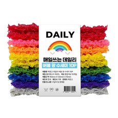 픽앤고 국내 제조 데일리 버블 광 수세미, 1세트, 10개입