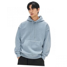 브랜드정품 소버먼트 SOVERMENT 980G 피그먼트 컷 후드-더스티 블루 그레이- 235879