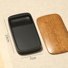 原石歙硯 書法專用帶蓋學生磨墨, 1個