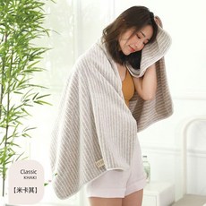 珊瑚絨大浴巾 90*160cm 禮盒裝 吸水速乾 加厚款, 咖色【大量】,70*140cm, 1個