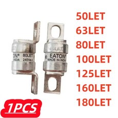 유리관휴즈 자동차 퓨즈 세트 1 개/ 100% 50LET 63LET 80LET 100LET 125LET 35LET 160LET 180LETa BS884 240V 원본, [01] 160LET