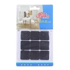 가구 소음방지 발커버 매트 층간소음 방지, 사각9구