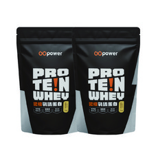 GOpower 濃縮乳清蛋白 好事花生口味, 1kg, 2個