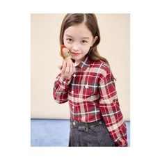 빈폴 키즈 BI5964UE26 [Essential] 약기모 체크 셔츠 레드 906180