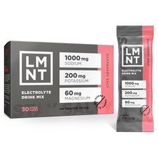 LMNT 電解質沖泡飲 覆盆莓鹽味 30入, 180g, 1