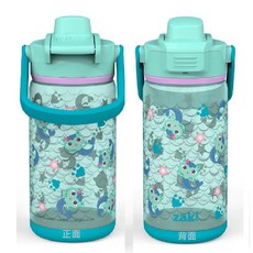啵比小舖 美國zak! Beacon 兒童防漏吸管水瓶 16OZ(473ml) - 安全材質, 1個, 蓋比娃娃屋-綠