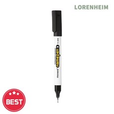 로렌하임 모나미 네임펜X 가는글씨 흑색 유성잉크 12개입 사무용 학습용 필기구베스트