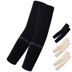 르포스 심리스 자외선차단 쿨토시 팔토시, 4세트, 블랙2+스킨2