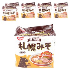 日清 拉麵店 札幌味噌 5入, 6個