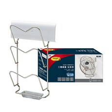 3M 16808-TC 高承重304不鏽鋼收納系列 三層鍋蓋 砧板架, 1個