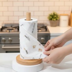 뜯어쓰는 다용도 일회용 롤 행주100매 핸드 타올 키친 타월 걸레 건식 습식 겸용 25*25cm, 1세트, 100개