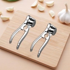 수동 마늘 프레스 정밀 분쇄 내구성이 뛰어난 전문 요리 장비, 1개, 2. 2pcs